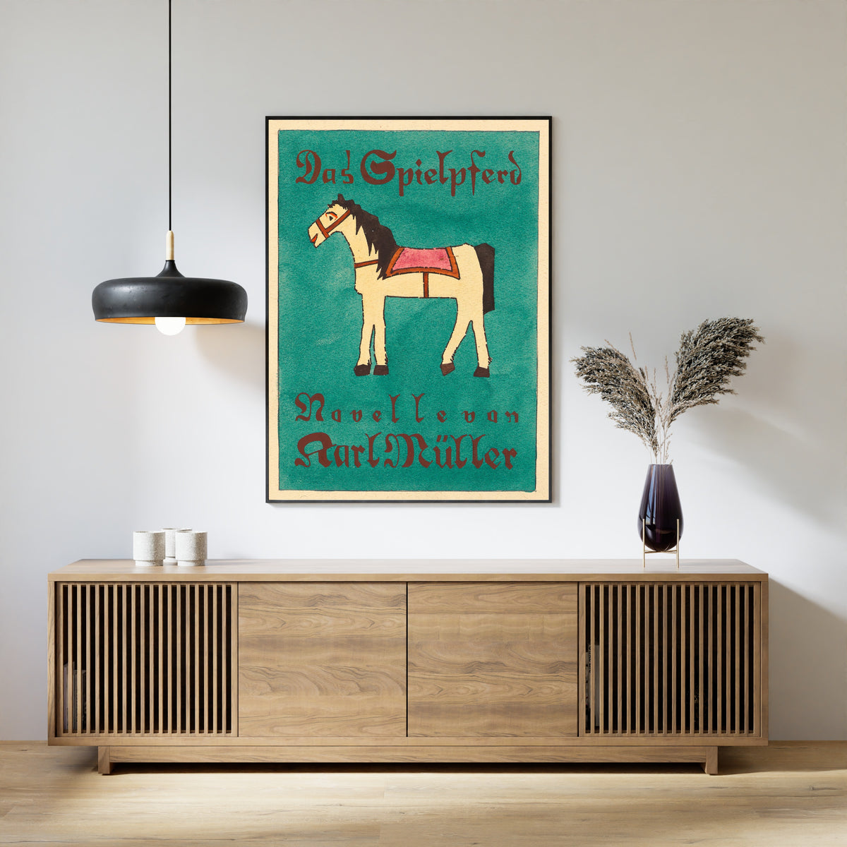 Karl Wiener — Das Spielpferd (The Toy Horse) | Vintage Poster Print