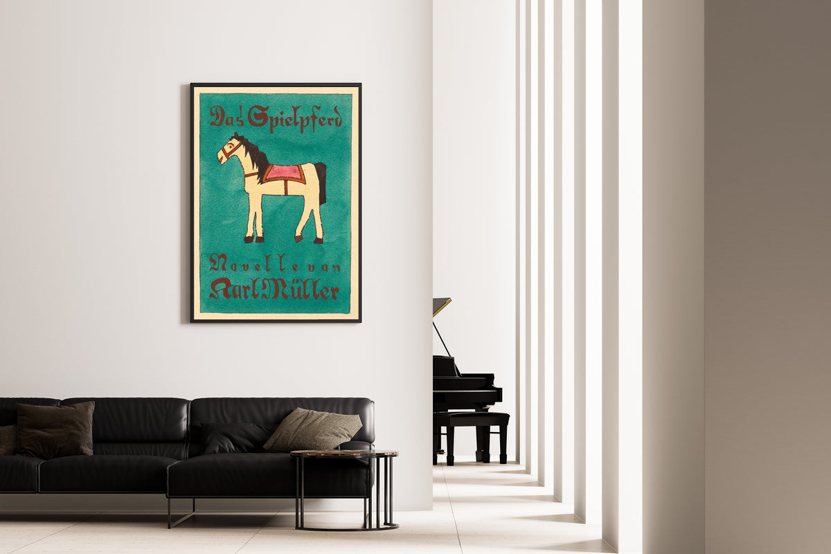 Karl Wiener — Das Spielpferd (The Toy Horse) | Vintage Poster Print