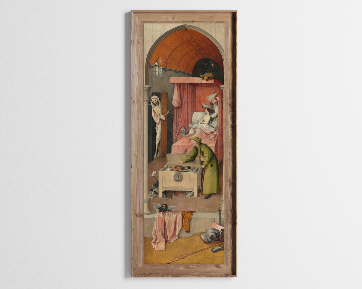 Hieronymus Bosch — Death and the Miser | Fine Art Print