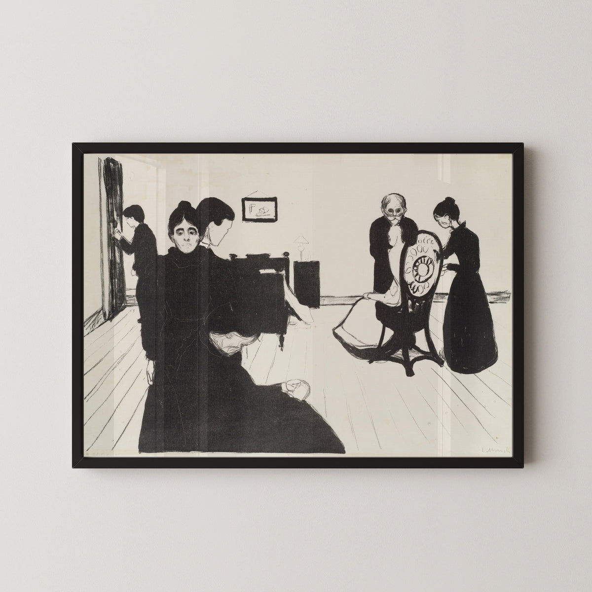 Edvard Munch — Death in the Sickroom | Expressionist Fine Art Print