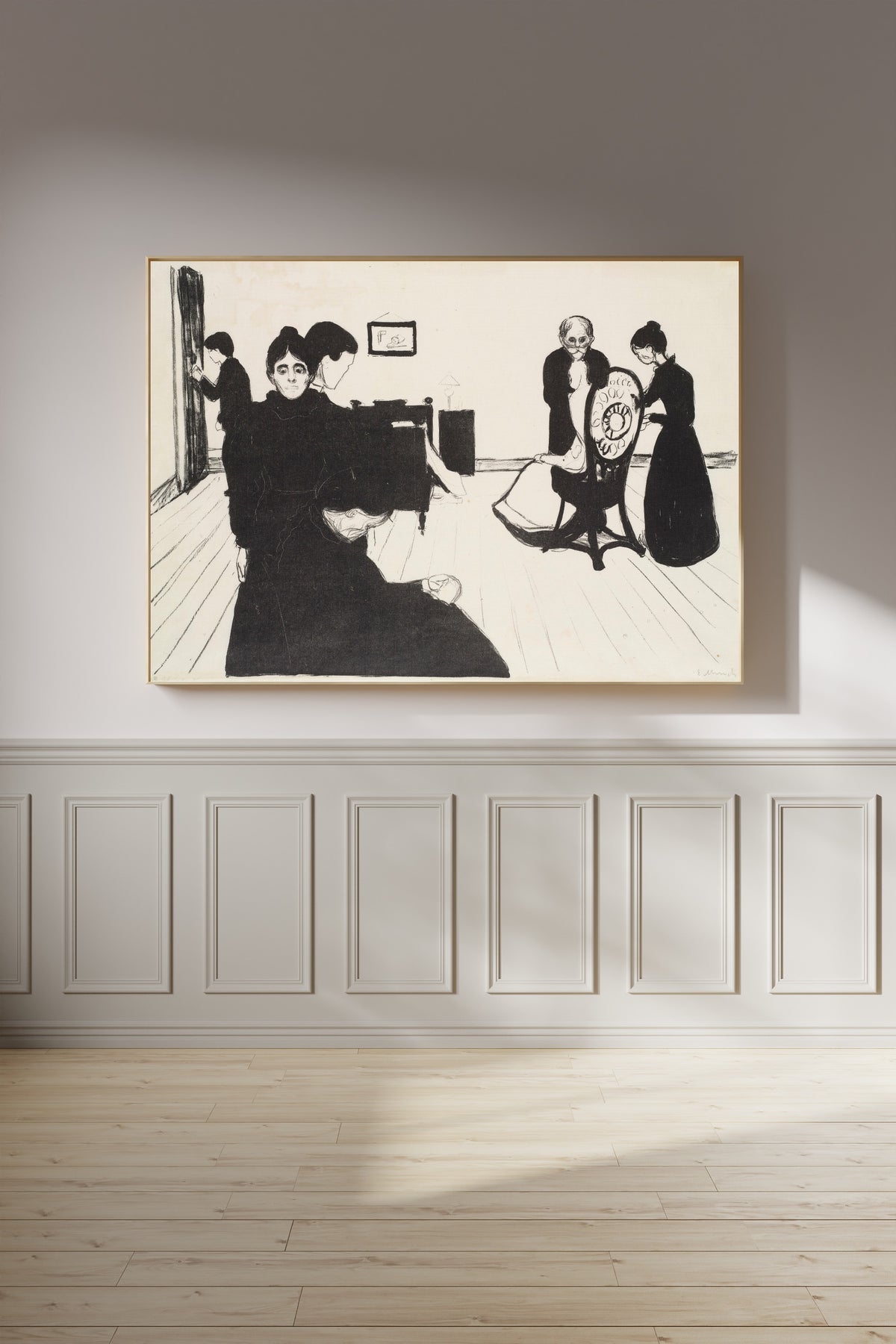 Edvard Munch — Death in the Sickroom | Expressionist Fine Art Print