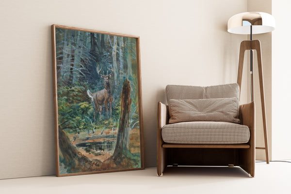 Charles M. Russell — Deer in the Dell | Fine Art Print