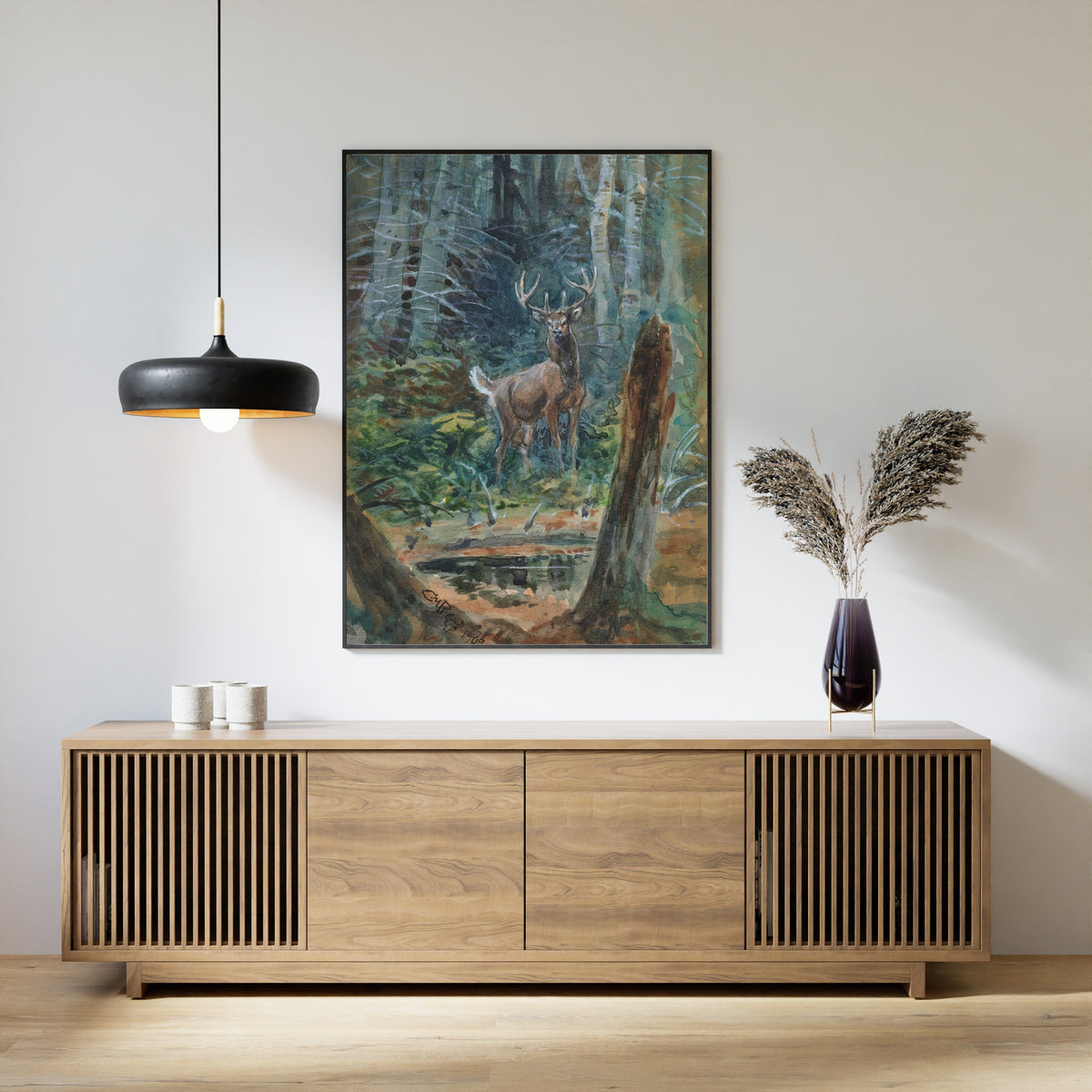 Charles M. Russell — Deer in the Dell | Fine Art Print