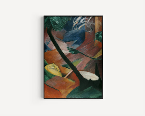 Franz Marc — Deer in the Forest II | Expressionist Fine Art Print