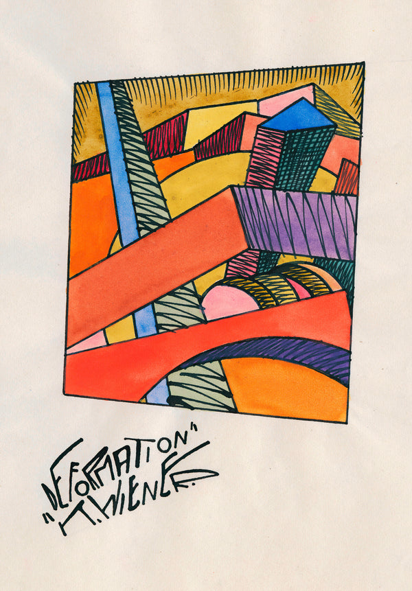 Karl Wiener — Deformation | Abstract Art Print