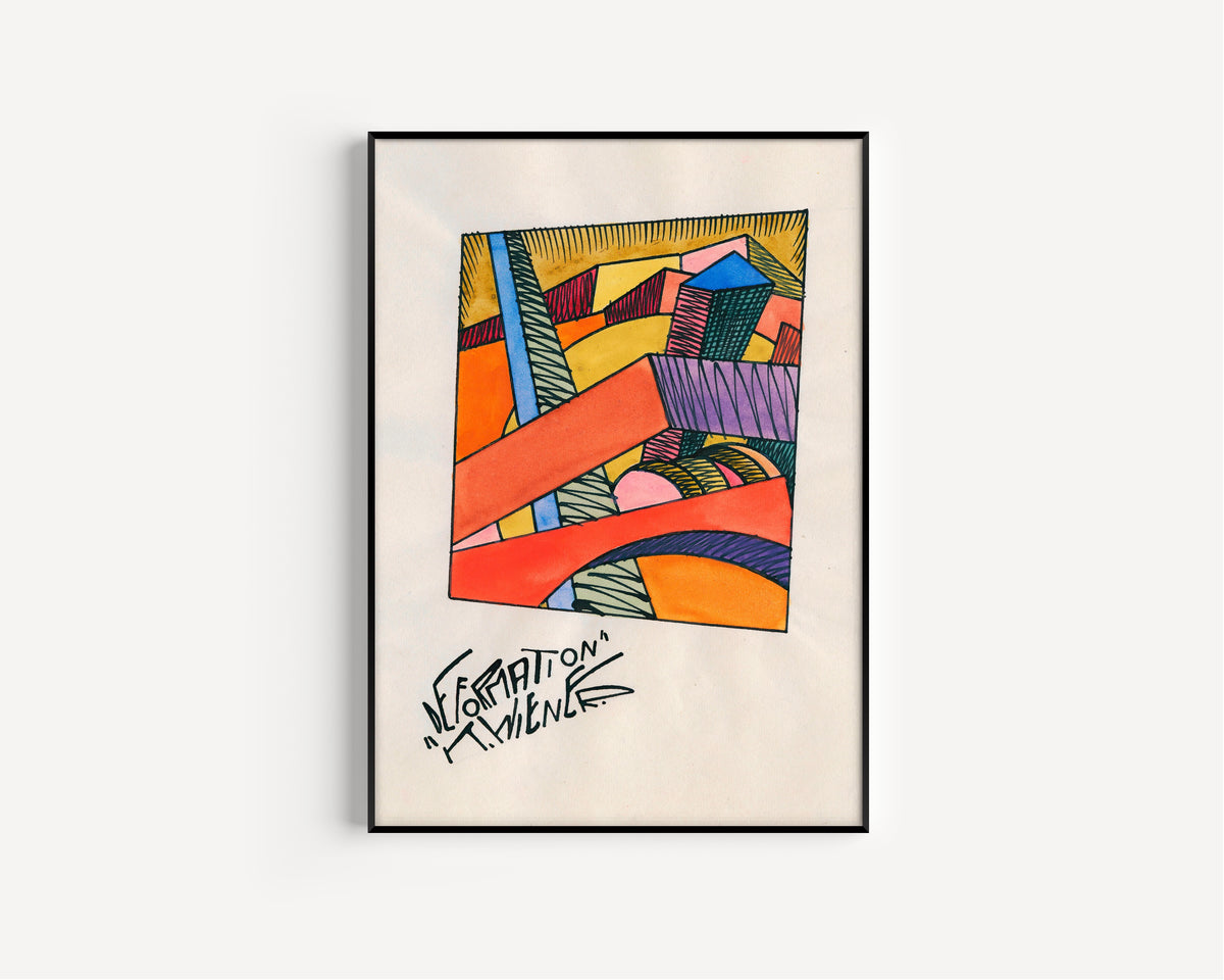 Karl Wiener — Deformation | Abstract Art Print