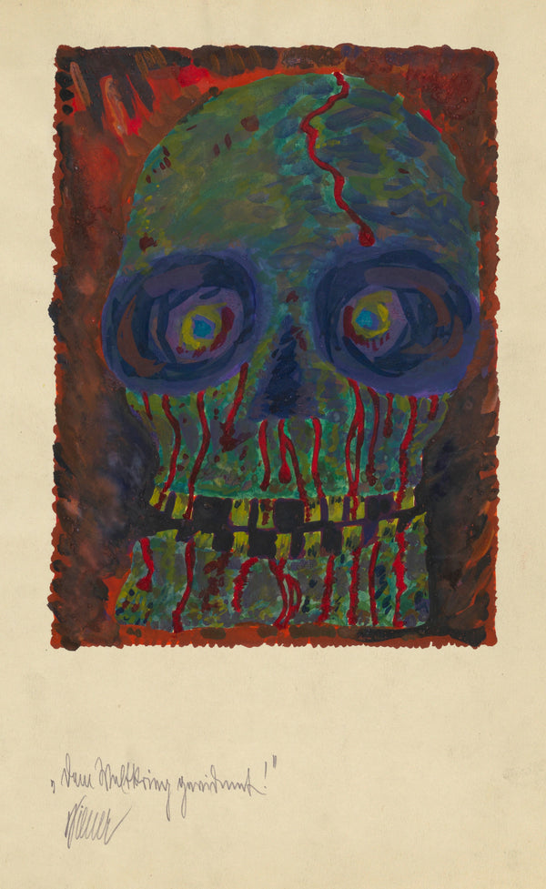 Karl Wiener — Dem Weltkrieg gewidmet! (Dedicated to the World War) | Surreal Art Print