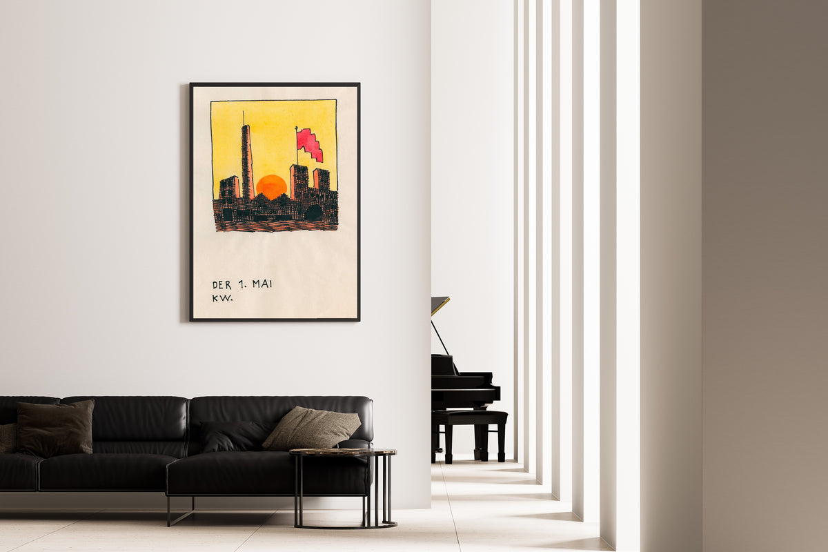 Karl Wiener — Der 1. Mai (May Day) | Modernist Illustration Print