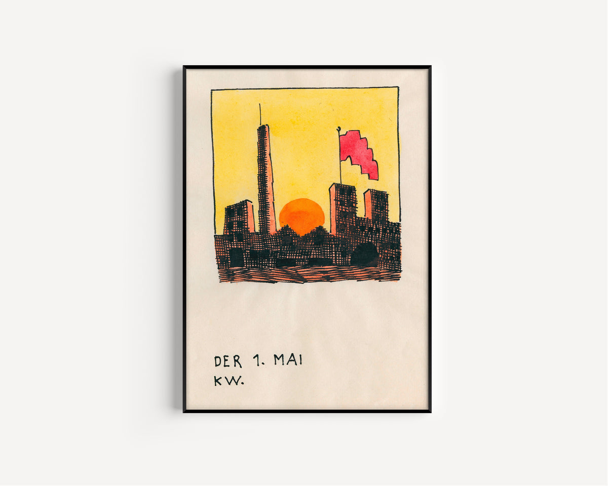 Karl Wiener — Der 1. Mai (May Day) | Modernist Illustration Print