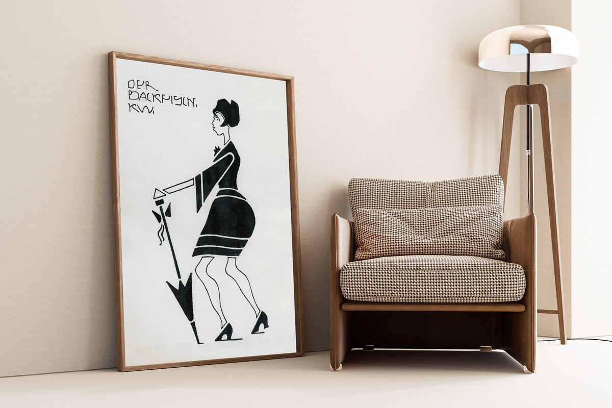 Karl Wiener — Der Backfisch (The Teenage Girl) | Modernist Illustration Print