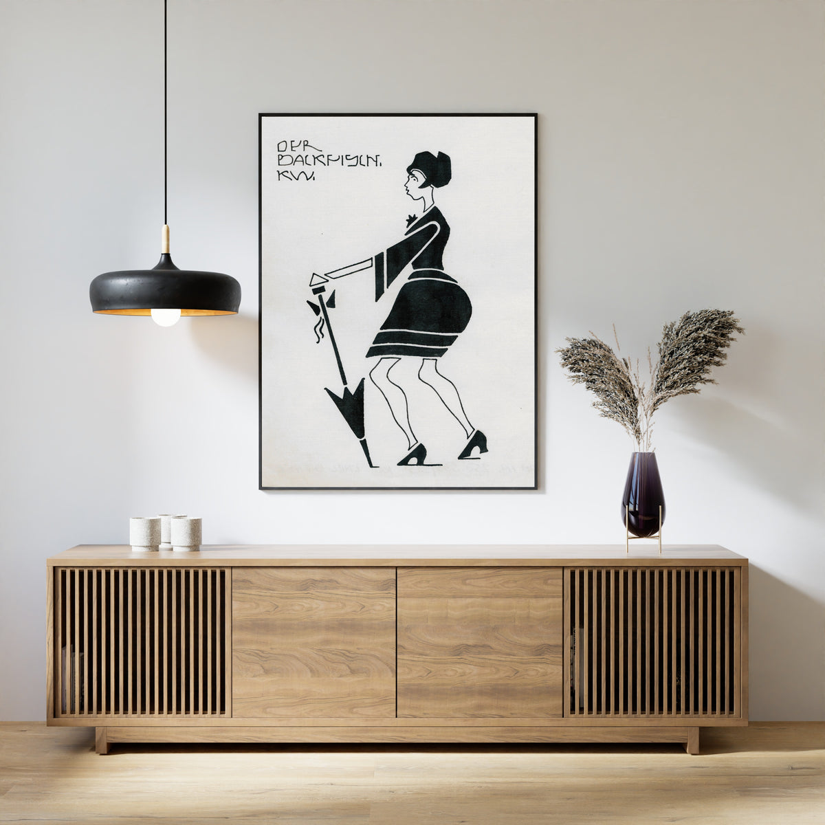 Karl Wiener — Der Backfisch (The Teenage Girl) | Modernist Illustration Print