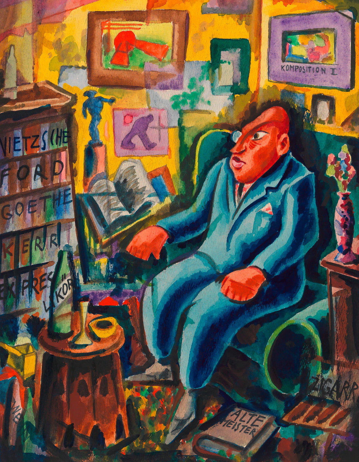 Karl Wiener — Der Snob (The Snob) | Modernist Art Print