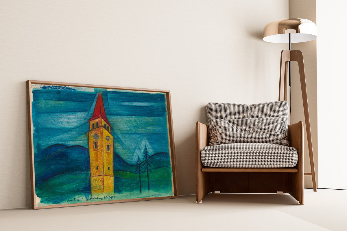 Karl Wiener — Der Turm (The Tower) | Expressionist Art Print