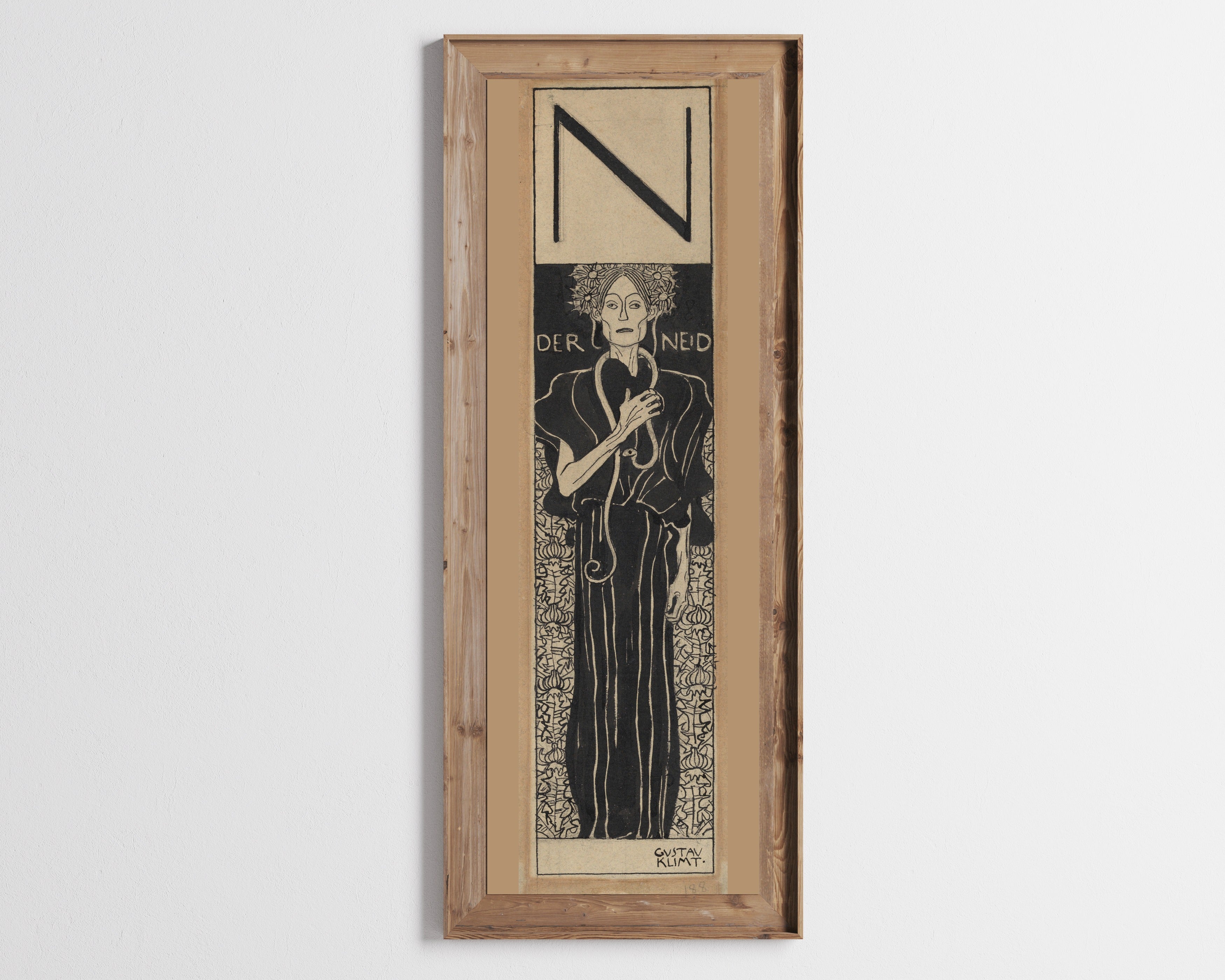 Gustav Klimt — Envy (Der Neid) | Fine Art Print