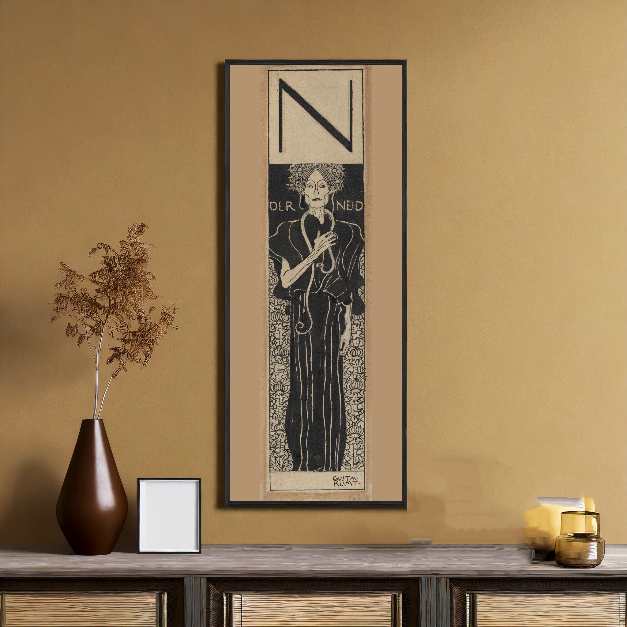 Gustav Klimt — Envy (Der Neid) | Fine Art Print