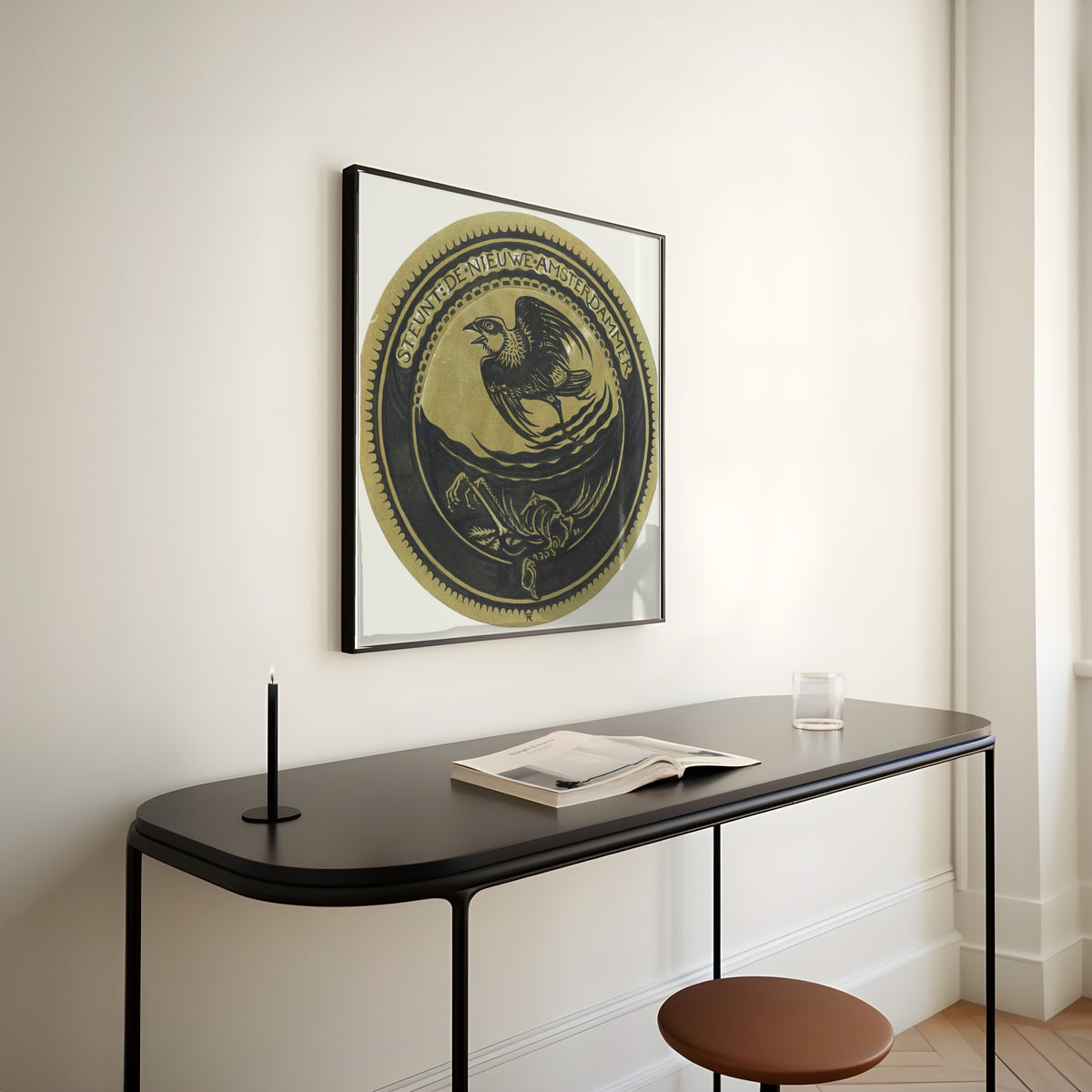 Richard Roland Holst — Design for a Vignette: Steunt De Nieuwe Amsterdammer | Art Nouveau Design Print