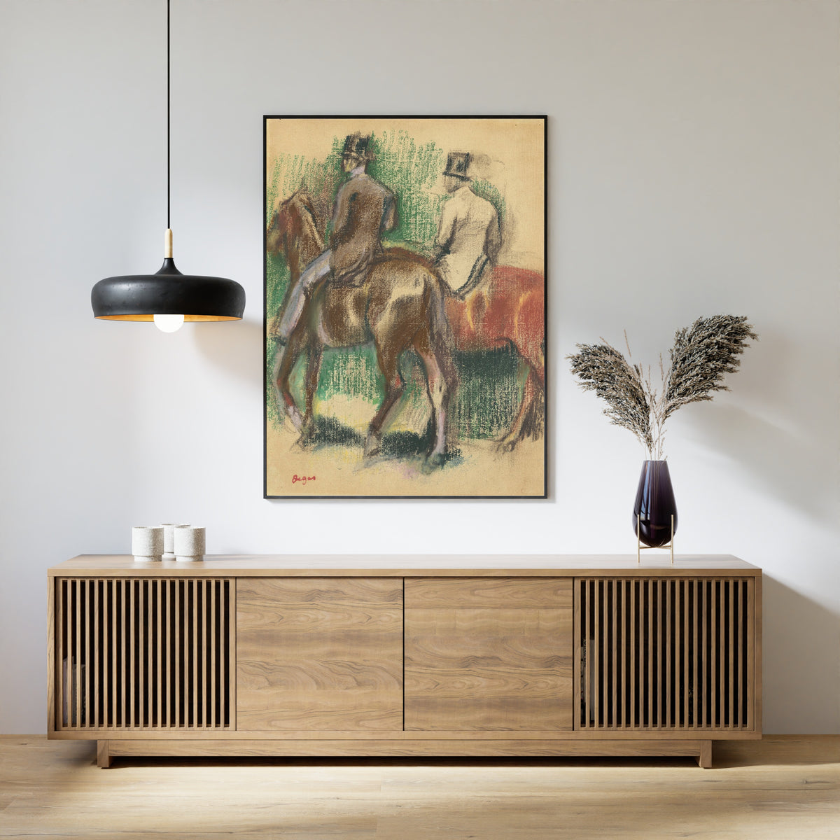 Edgar Degas — Deux cavaliers | Fine Art Print