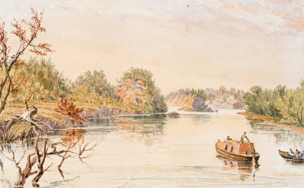 Seth Eastman — Devil's Bake Oven, 72 Miles Above the Mouth of the Ohio | Landscape Fine Art Print