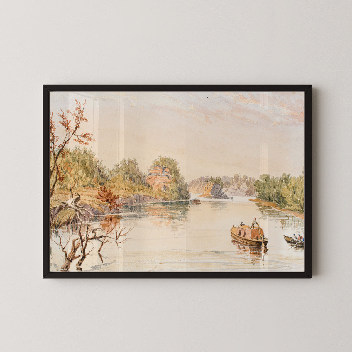 Seth Eastman — Devil's Bake Oven, 72 Miles Above the Mouth of the Ohio | Landscape Fine Art Print