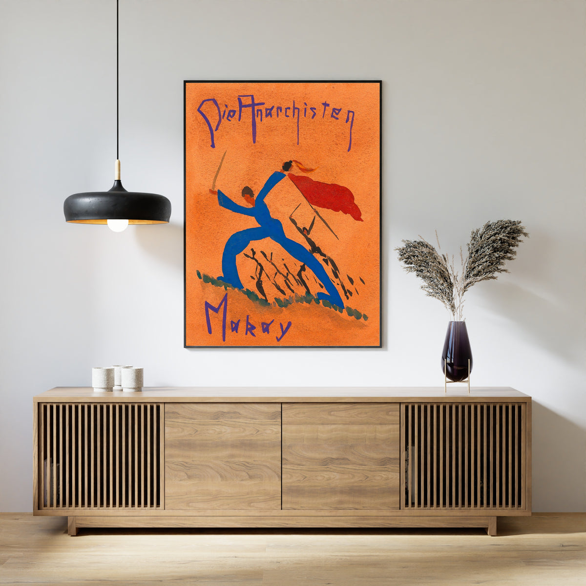 Karl Wiener — Die Anarchisten, Makay (The Anarchists) | Vintage Poster Print
