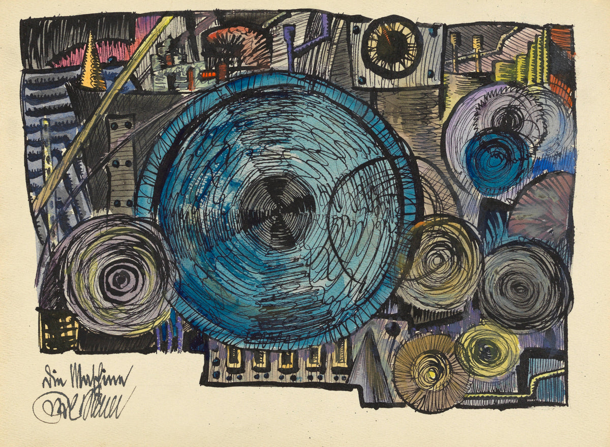 Karl Wiener — Die Maschine (The Machine) | Modernist Art Print