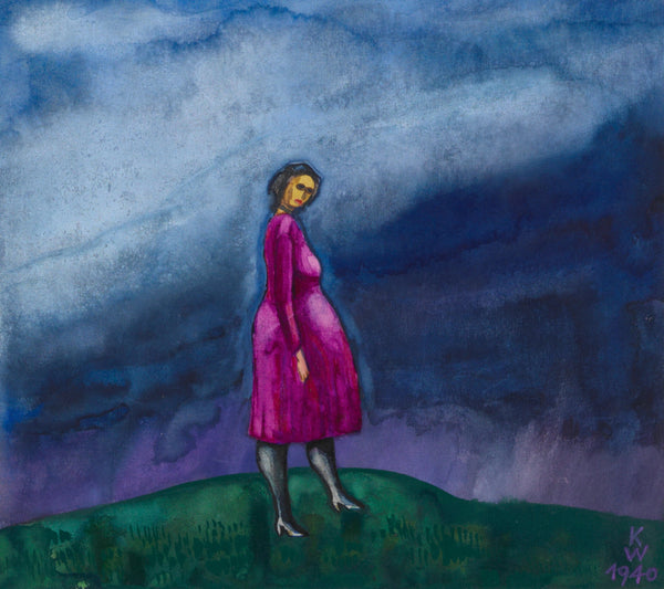 Karl Wiener — Die Schwangere (The Pregnant Woman) | Expressionist Art Print
