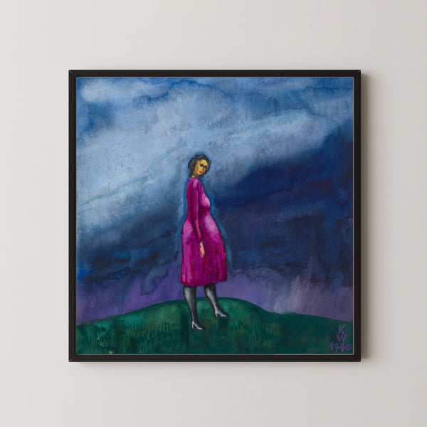 Karl Wiener — Die Schwangere (The Pregnant Woman) | Expressionist Art Print