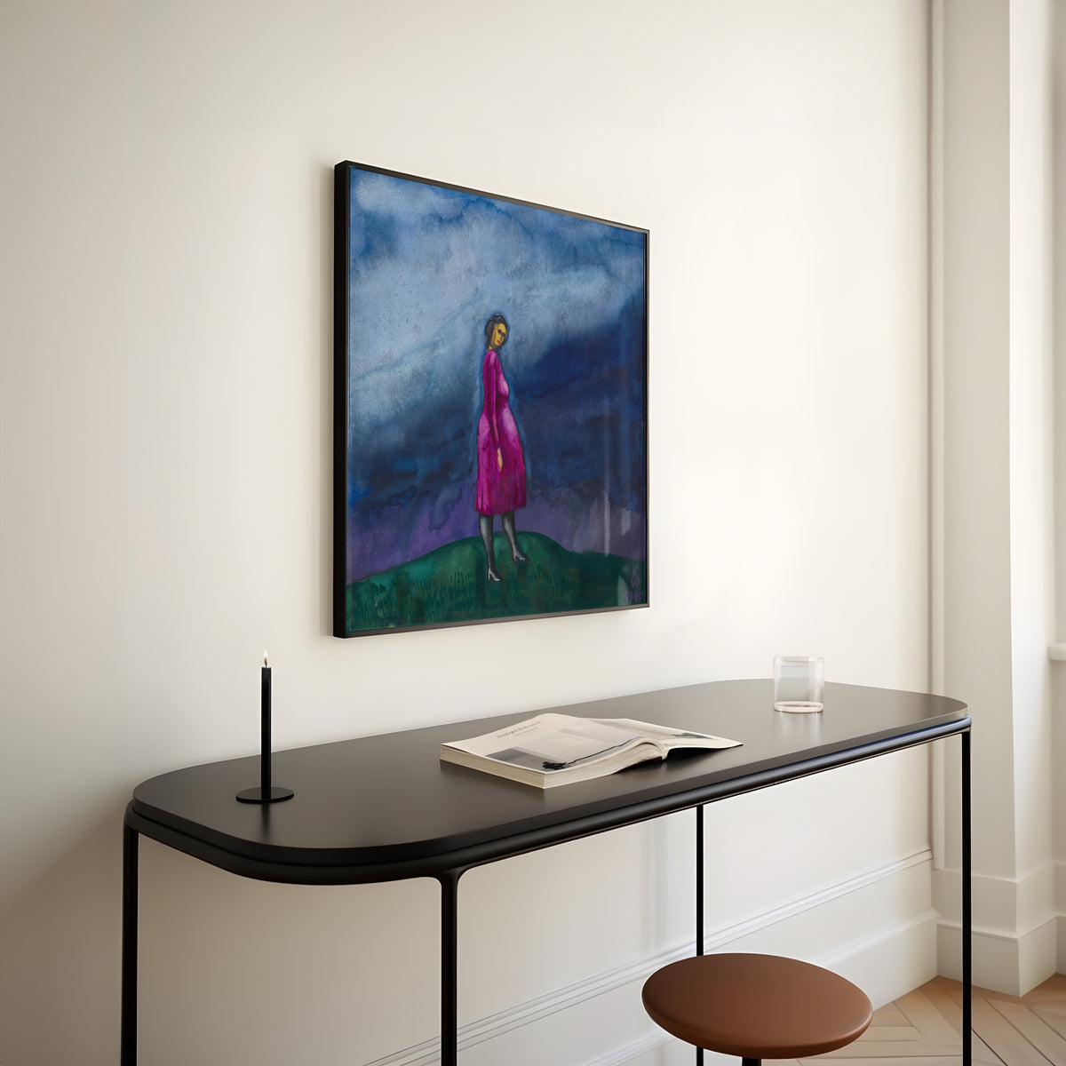 Karl Wiener — Die Schwangere (The Pregnant Woman) | Expressionist Art Print