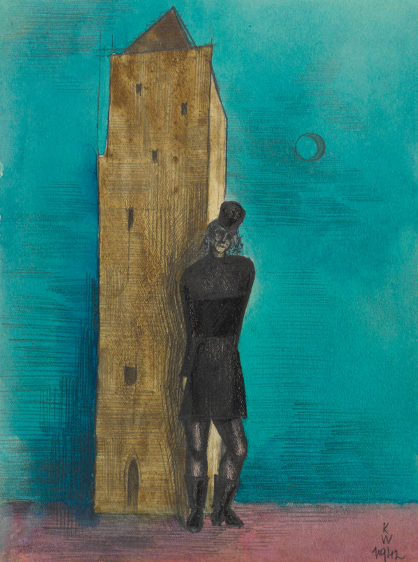 Karl Wiener — Die Witwe (The Widow) | Surreal Art Print