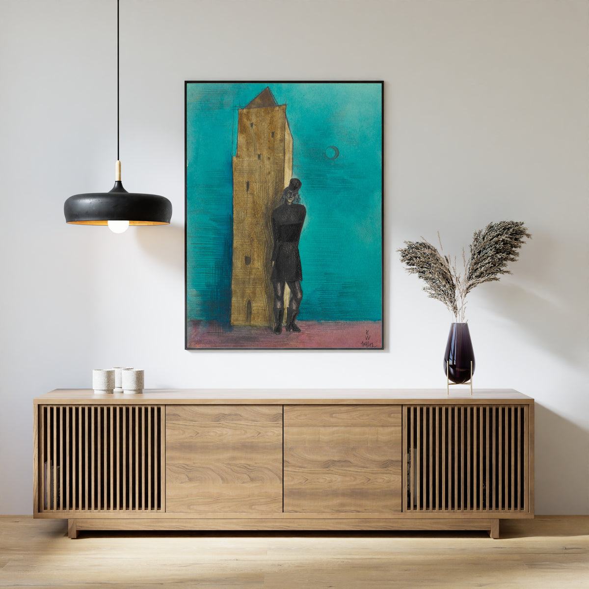 Karl Wiener — Die Witwe (The Widow) | Surreal Art Print