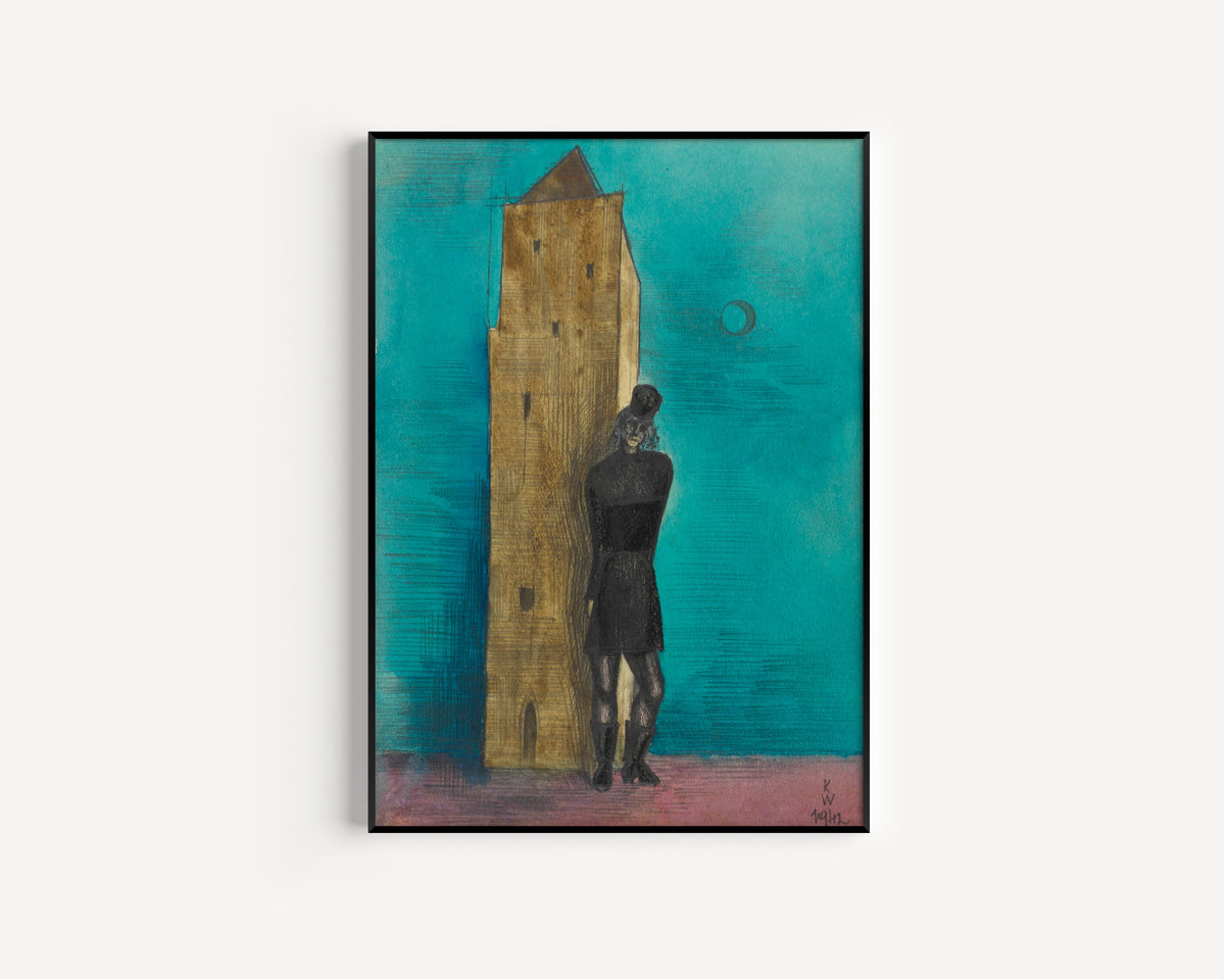 Karl Wiener — Die Witwe (The Widow) | Surreal Art Print