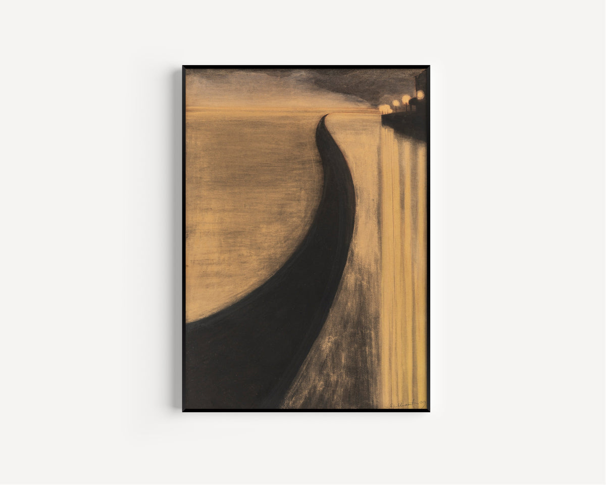 Léon Spilliaert — Digue et lumières d’Ostende | Symbolist Art Print