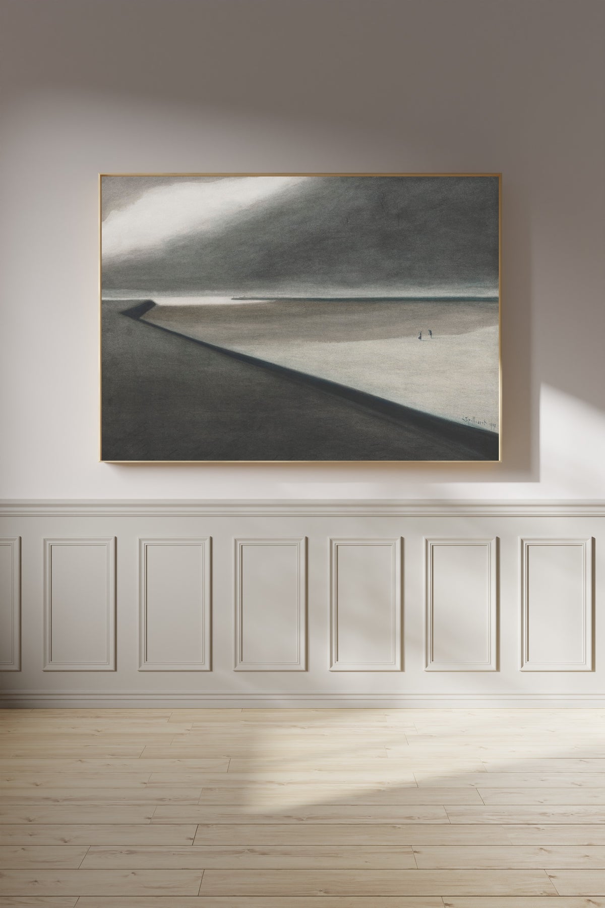 Léon Spilliaert — Digue et plage | Symbolist Art Print