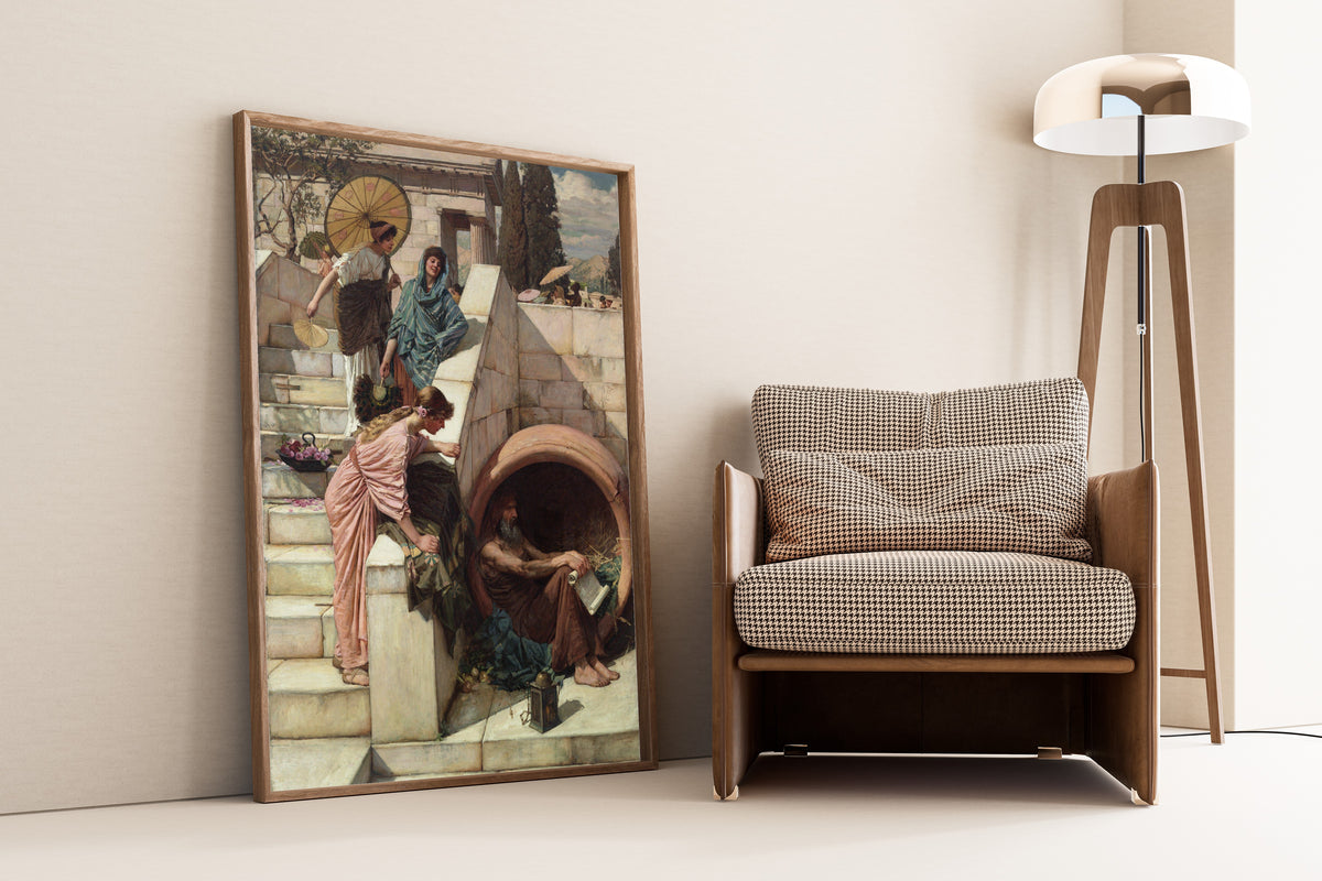 John William Waterhouse — Diogenes | Pre-Raphaelite Art Print
