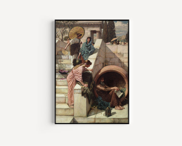 John William Waterhouse — Diogenes | Pre-Raphaelite Art Print