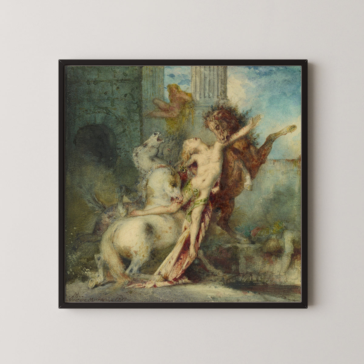 Gustave Moreau — Diomedes Devoured by His Horses | Art Print