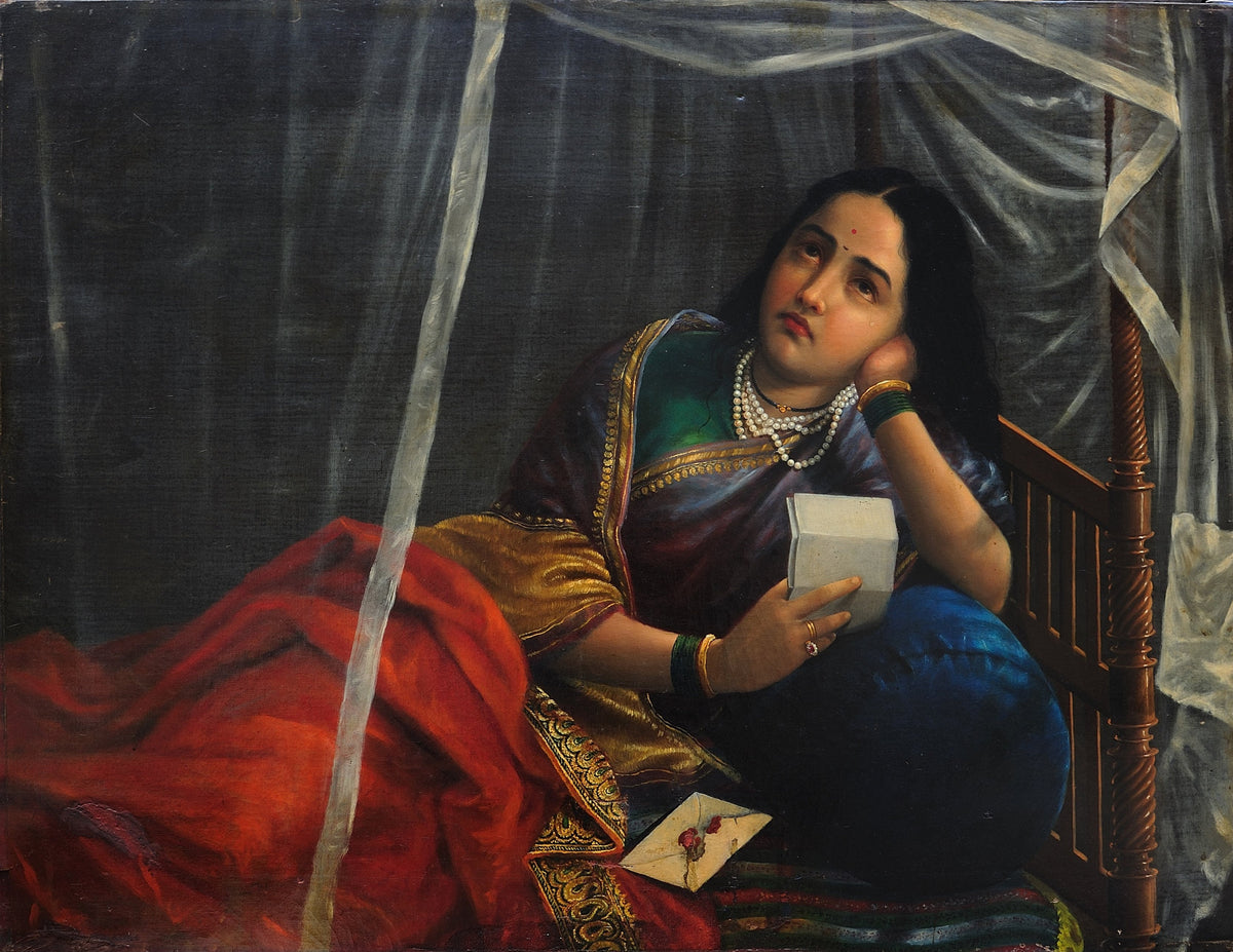 Raja Ravi Varma — Disappointed | Fine Art Print
