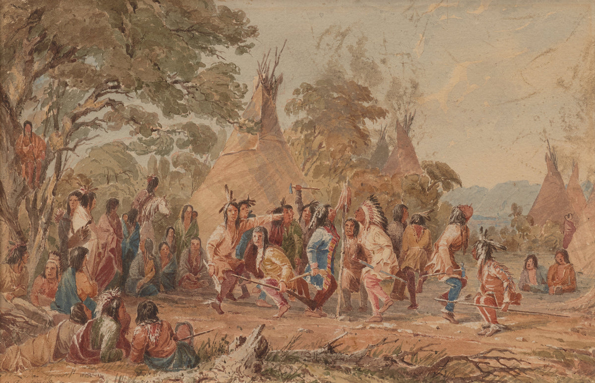 Seth Eastman — Dog Dance of the Dacotahs | Western Art Print