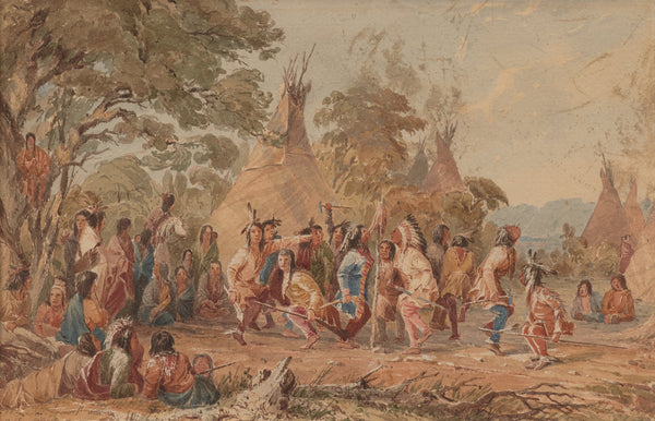 Seth Eastman — Dog Dance of the Dacotahs | Western Art Print