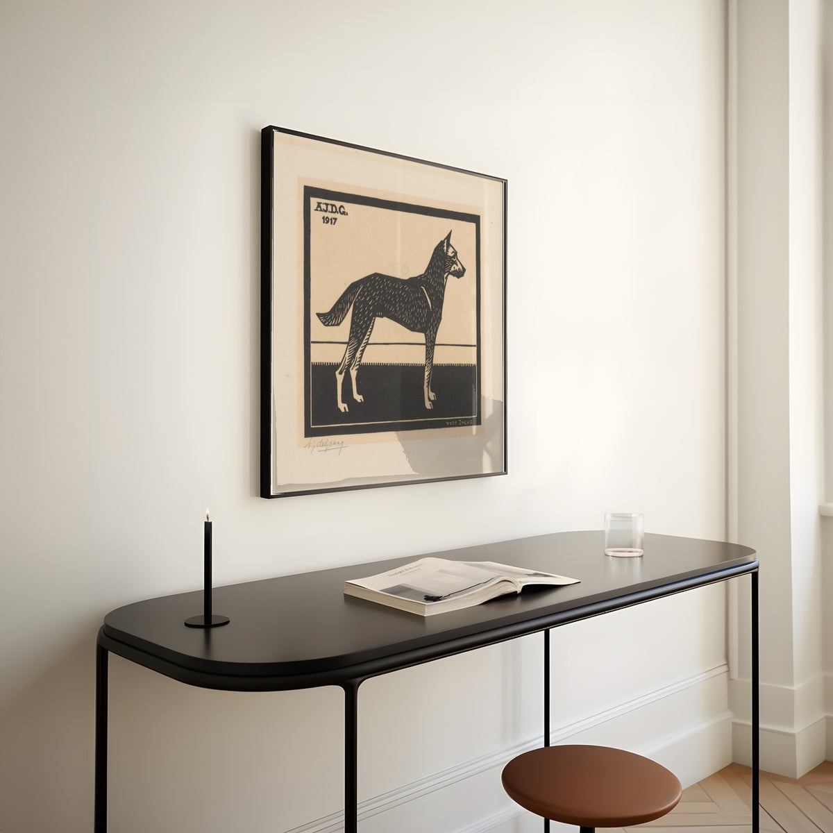 Julie de Graag — Dog | Woodcut Print