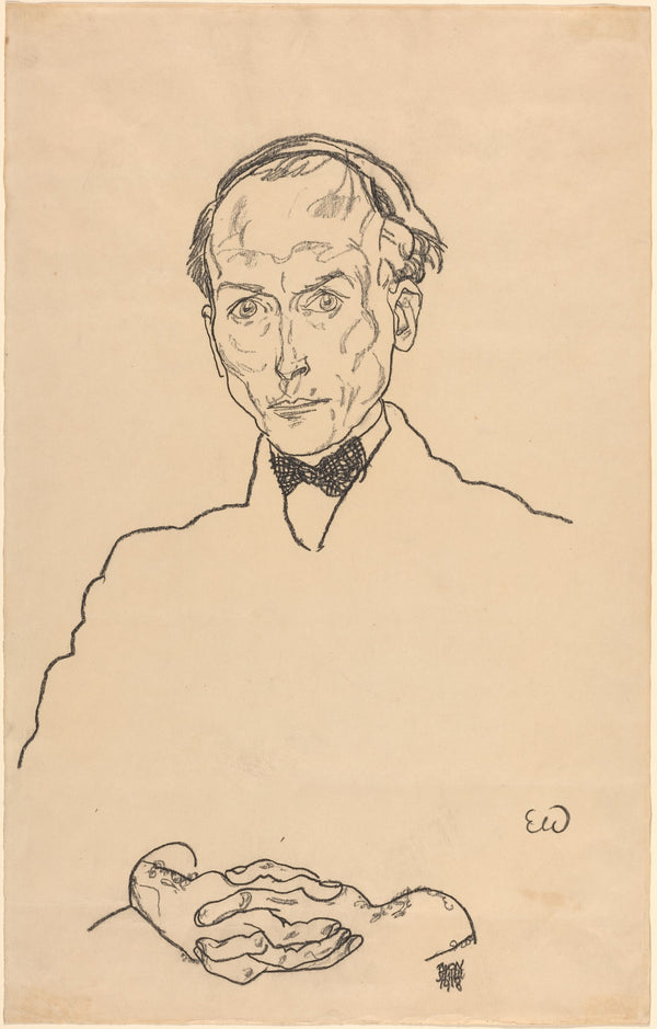 Egon Schiele — Dr. Ernst Wagner | Expressionist Fine Art Print