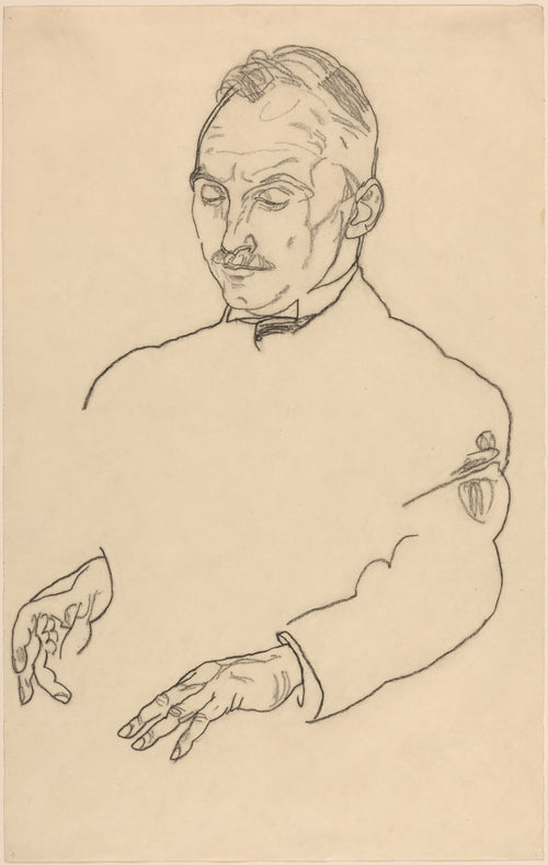 Egon Schiele — Dr. Koller | Expressionist Fine Art Print