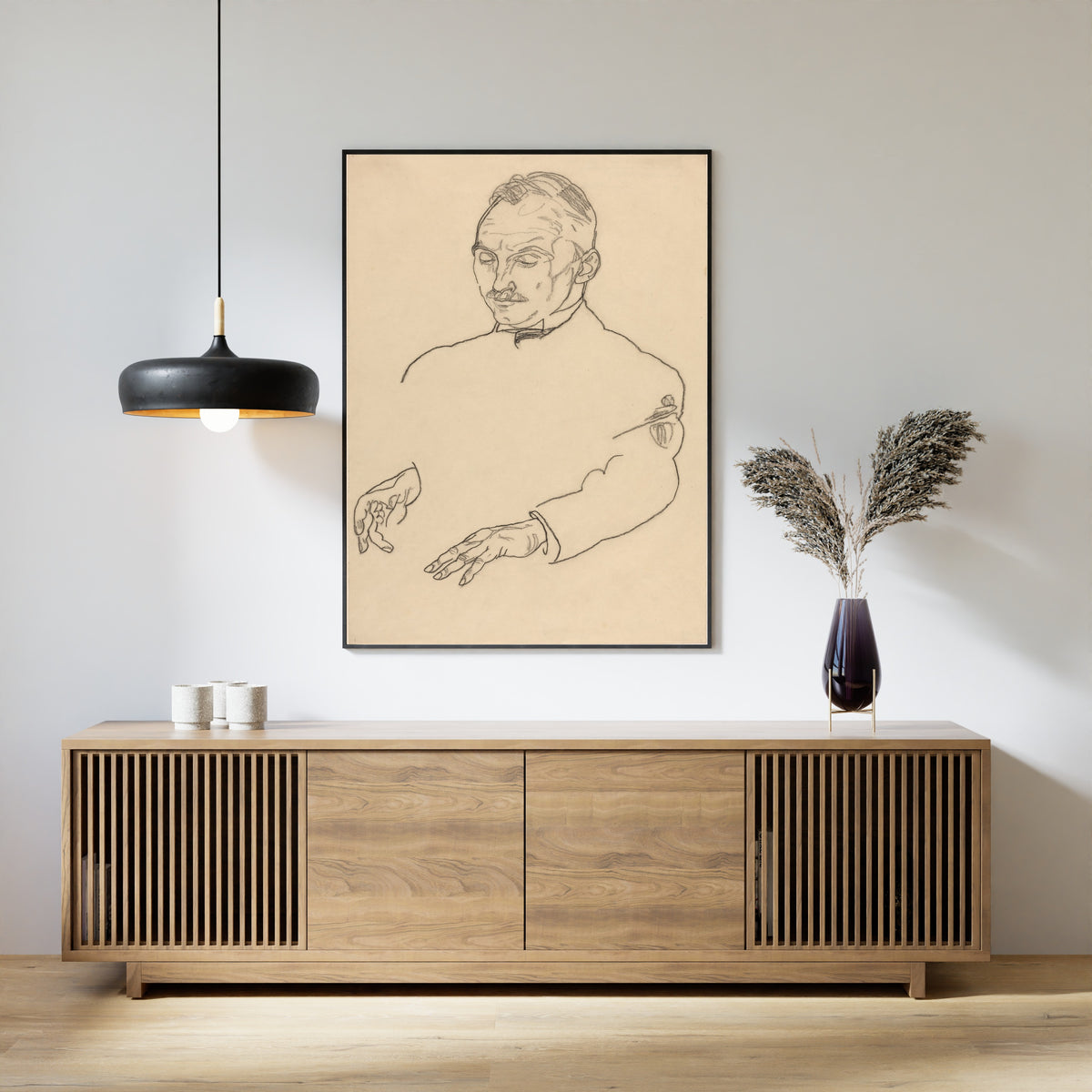 Egon Schiele — Dr. Koller | Expressionist Fine Art Print