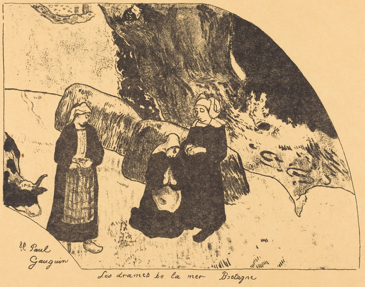 Paul Gauguin — Dramas of the Sea, Brittany (Les drames de la mer, Bretagne) | Lithograph Print