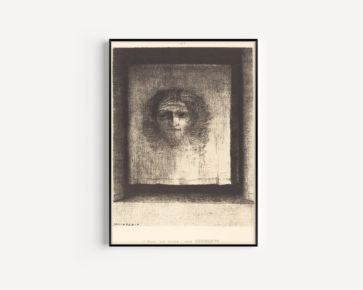 Odilon Redon — Dreams: It Was a Veil, an Imprint | Symbolist Art Print