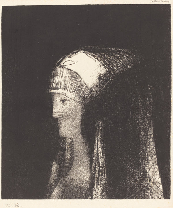 Odilon Redon — Druidess | Symbolist Art Print