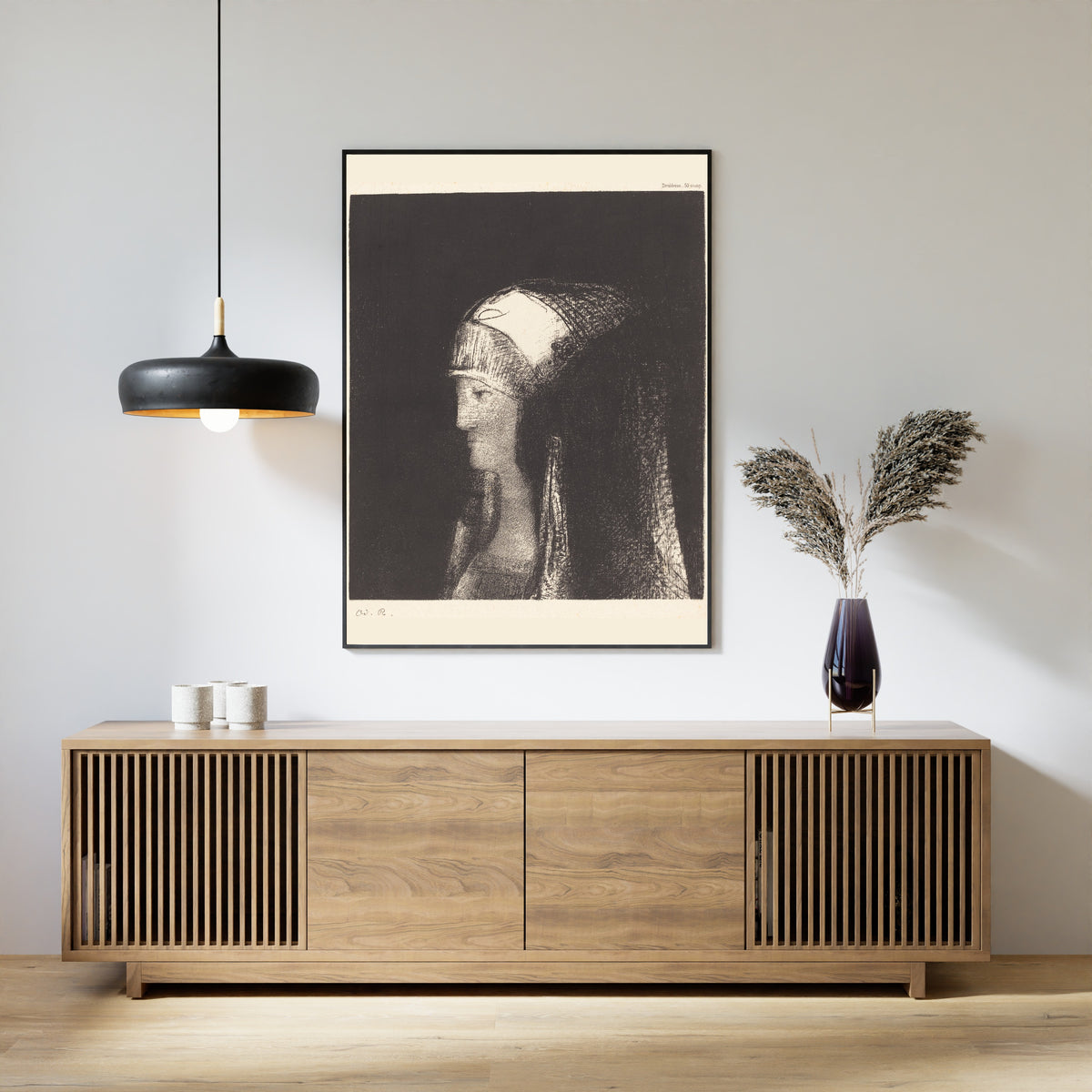 Odilon Redon — Druidess | Symbolist Art Print