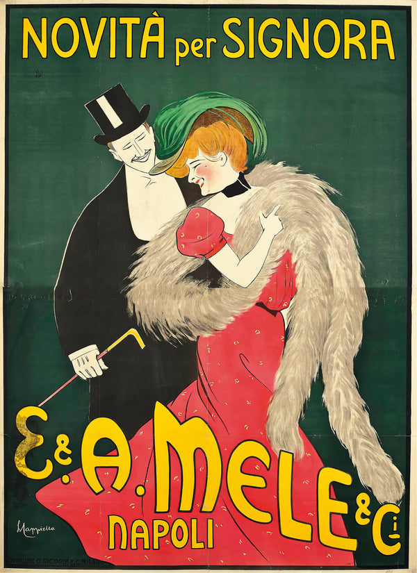 Leonetto Cappiello — E. & A. Mele & Ci | Vintage Poster Print