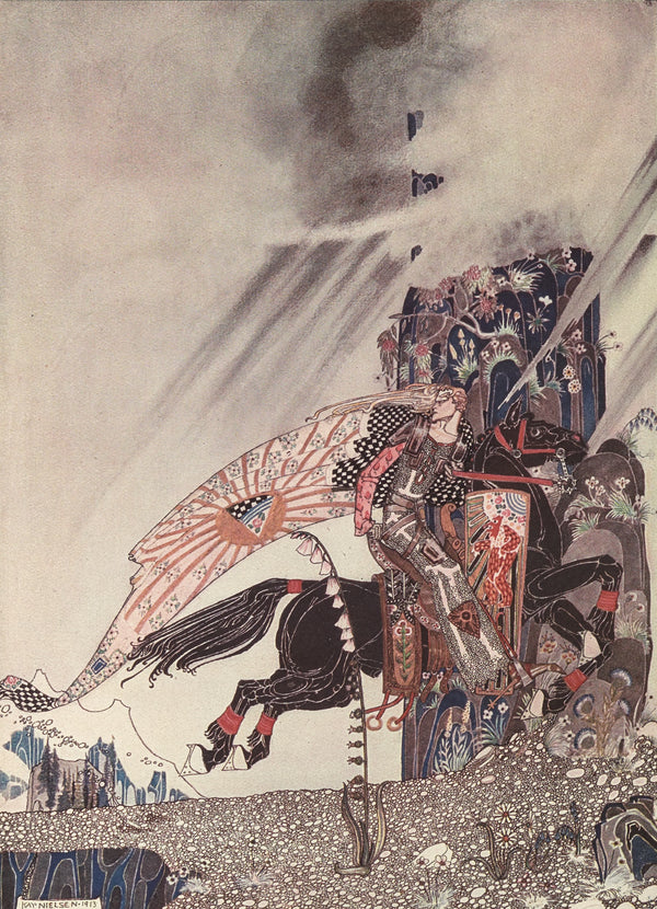 Kay Nielsen — East of the Sun and West of the Moon: But Still the Horse Begged Him to Look Behind Him | Fairy Tale Illustration Print
