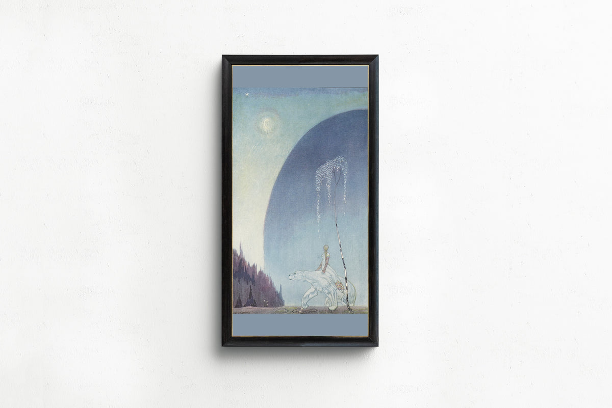 Kay Nielsen — East of the Sun and West of the Moon: Hold Tight by My Shaggy Coat | Fairy Tale Illustration Print